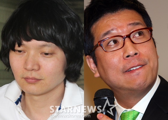 신정환(왼쪽), 강병규/사진=스타뉴스