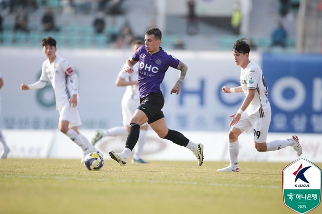 안양 마테우스. /사진=한국프로축구연맹 제공