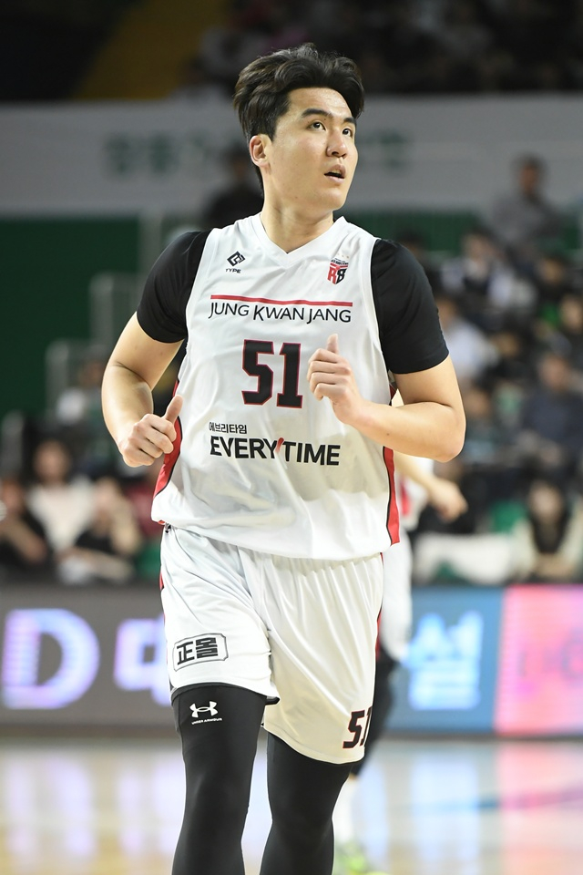 경기에 집중하는 한승희. /사진=KBL 제공