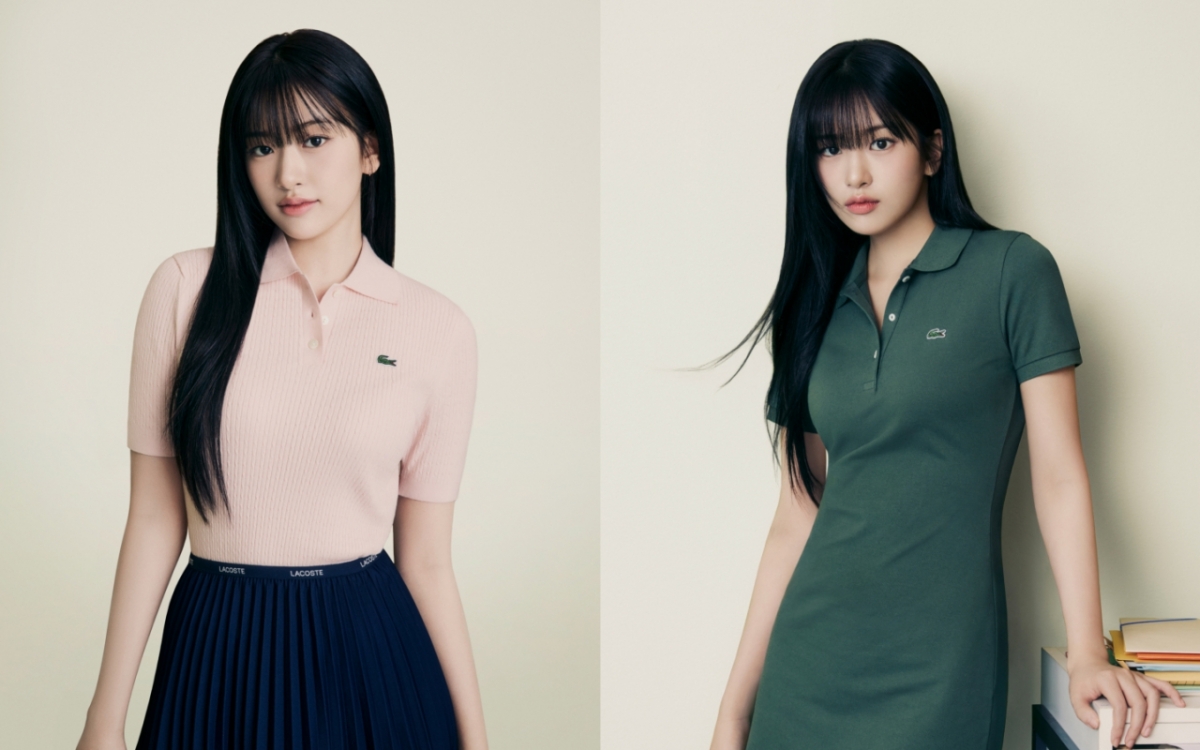 아이브 안유진/사진 제공 = 라코스테(LACOSTE)