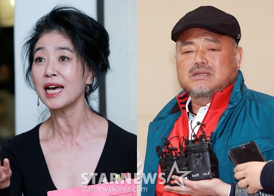 김부선(왼쪽), 김흥국/사진=스타뉴스