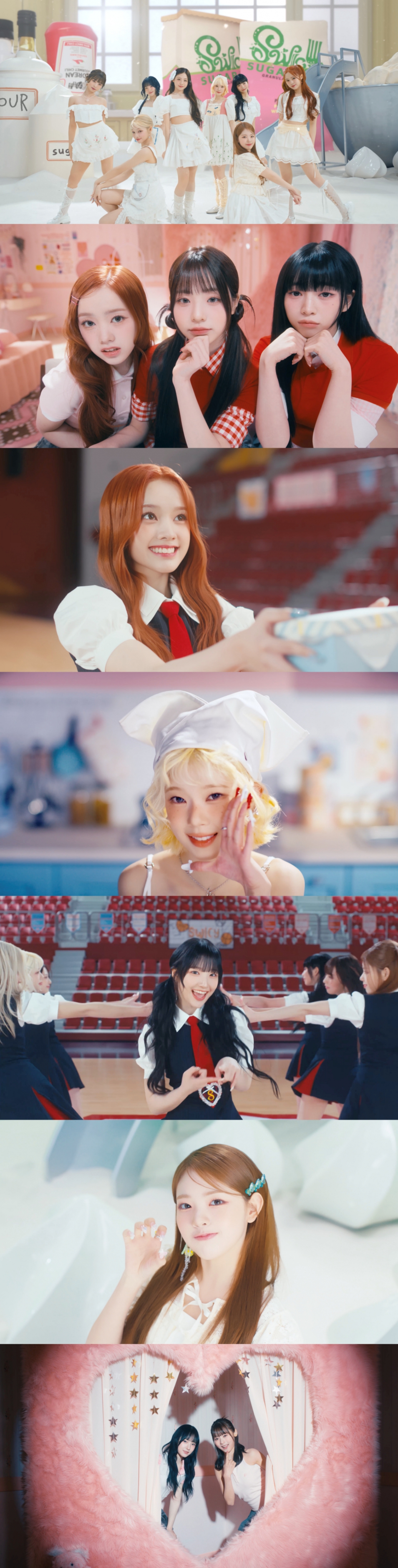 /사진=유니스 '스위시' 뮤직비디오