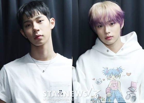 티아이오티 홍건희, 신예찬 /사진=김휘선 기자 hwijpg@