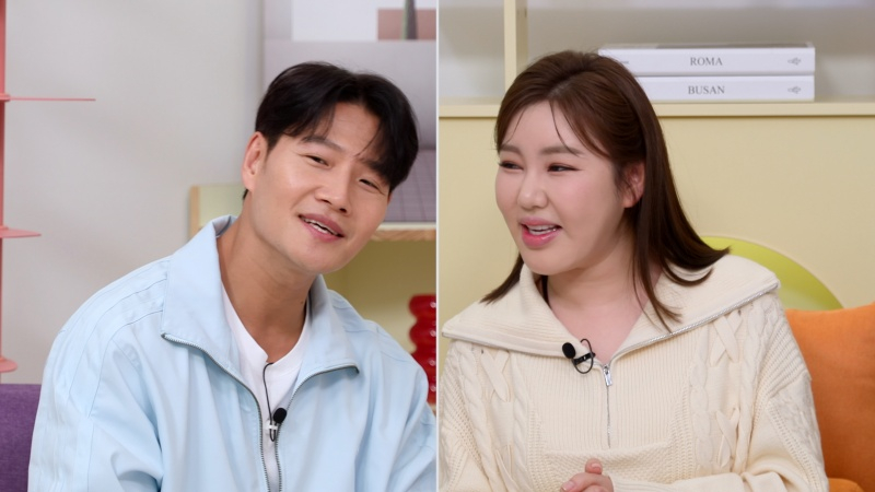 왼쪽부터 김종국, 송가인 /사진=KBS 2TV '옥탑방의 문제아들'