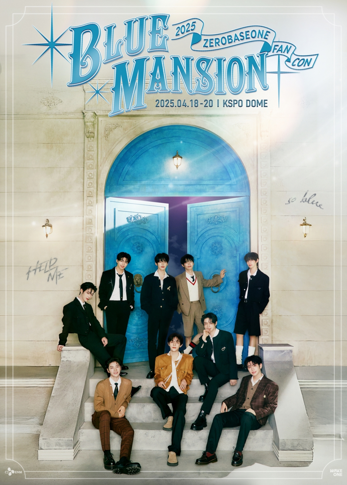 제로베이스원 팬콘서트 BLUE MANSION 포스터/사진제공=웨이크원