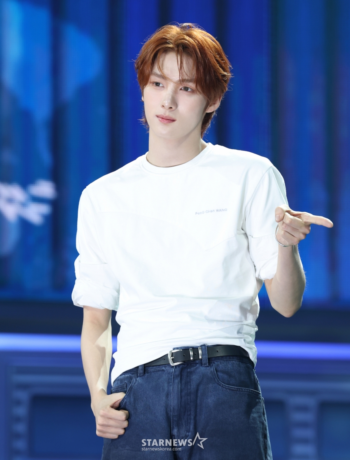 (서울=뉴스1) 권현진 기자 = 그룹 투어스(TWS)의 영재가 21일 오후 서울 용산구 한남동 블루스퀘어에서 가진 세 번째 미니앨범 'TRY WITH US' 발매 기념 쇼케이스에 참석해 포즈를 취하고 있다. 2025.4.21/뉴스1 Copyright © 뉴스1. All rights reserved. 무단 전재 및 재배포, AI학습 이용 금지. /사진=(서울=뉴스1) 권현진 기자