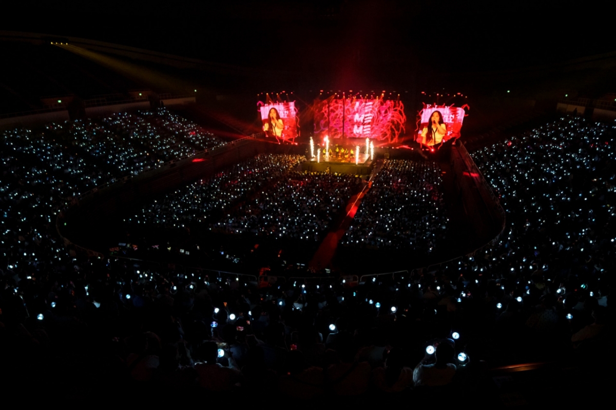 NMIXX 두 번째 팬 콘서트 타이베이 공연/사진제공=JYP엔터테인먼트