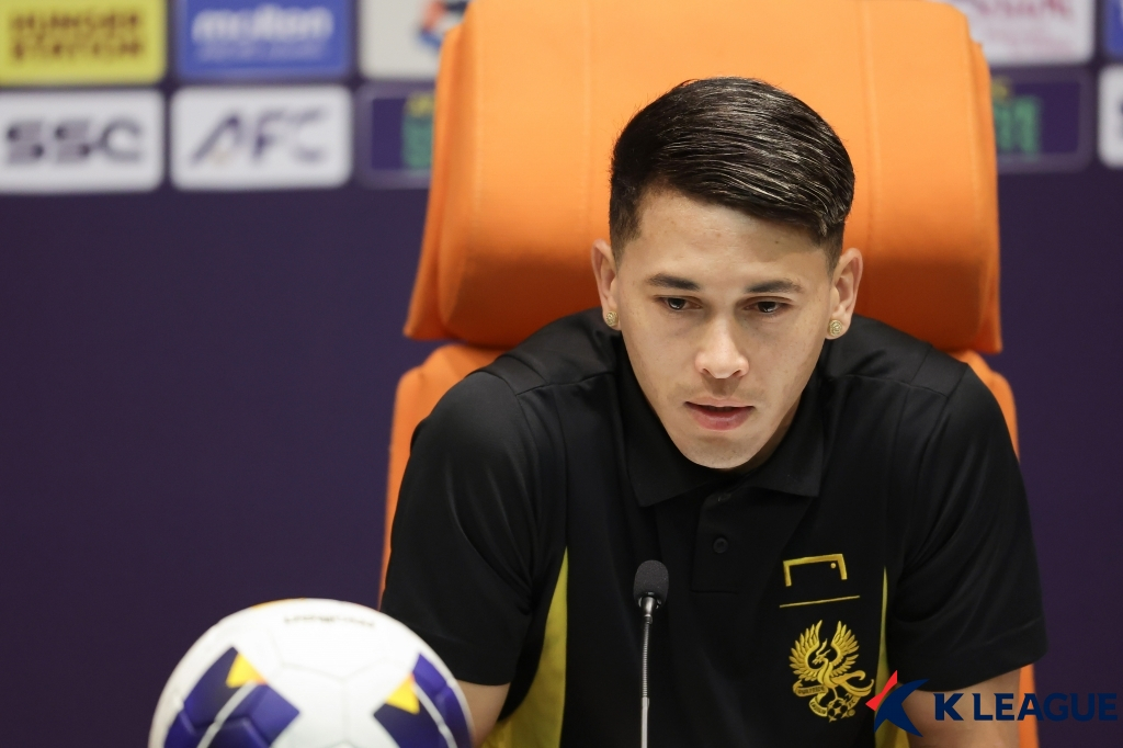광주FC 공격수 헤이스. /사진=한국프로축구연맹 제공