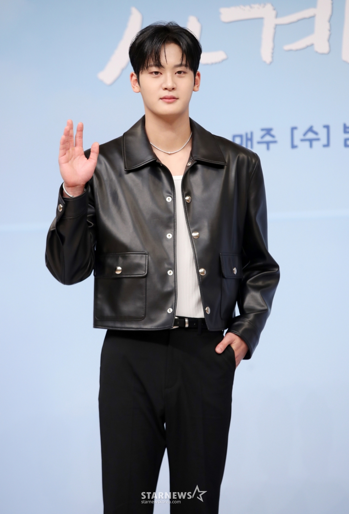 배우 김선민이 28일 서울 양천구 목동 SBS에서 진행된 드라마 '사계의 봄' 제작발표회에 참석해 포즈를 취하고 있다. /2025.04.28 /사진=김휘선 hwijpg@
