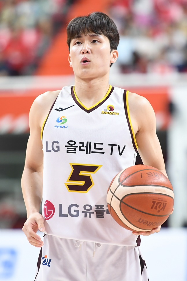 LG 양준석. /사진=KBL 제공