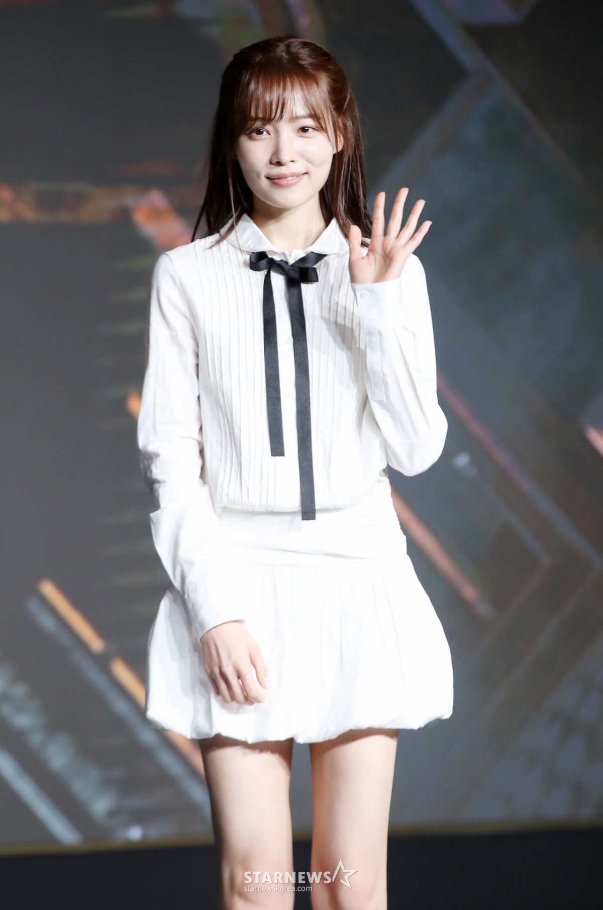 배우 윤소희가 29일 오전 서울 마포구 호텔나루에서 열린 넷플릭스 '데블스 플랜: 데스룸' 제작발표회에 참석해 포즈를 취하고 있다. 정종연 PD가 연출하는 '데블스 플랜: 데스룸'은 다양한 직업군의 플레이어가 7일간 합숙하며 최고의 브레인을 가리는 두뇌 서바이벌 게임으로 오는 5월 6일 공개된다. /2025.04.29 /사진=김휘선 hwijpg@