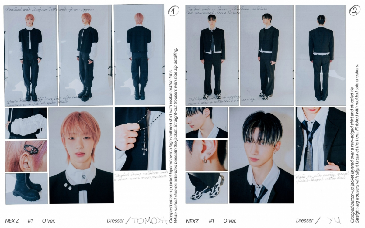 NEXZ 미니 2집 'O-RLY' 룩북 콘텐츠 토모야, 유우