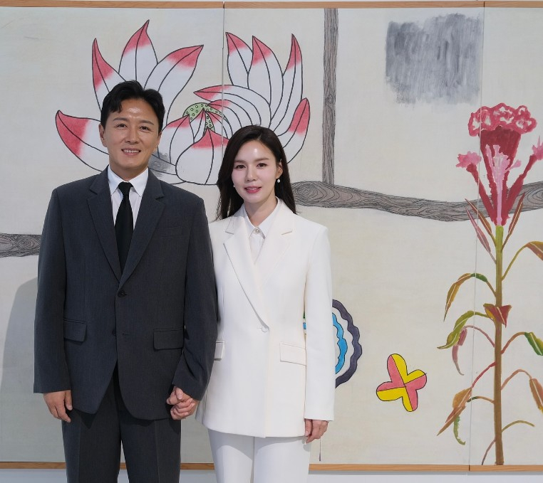 진태현(왼쪽)과 박시은 /사진=진태현 SNS