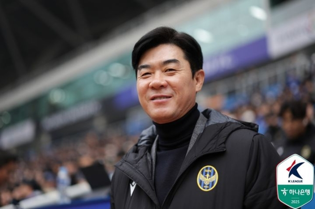 윤정환 인천유나이티드 감독. /사진=한국프로축구연맹 제공