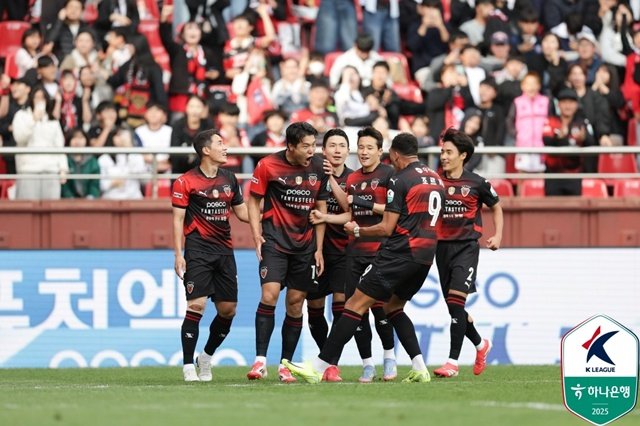 이호재의 골 세리머니. /사진=한국프로축국연맹 제공