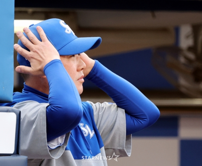 박진만 삼성 라이온즈 감독. /사진=강영조 선임기자