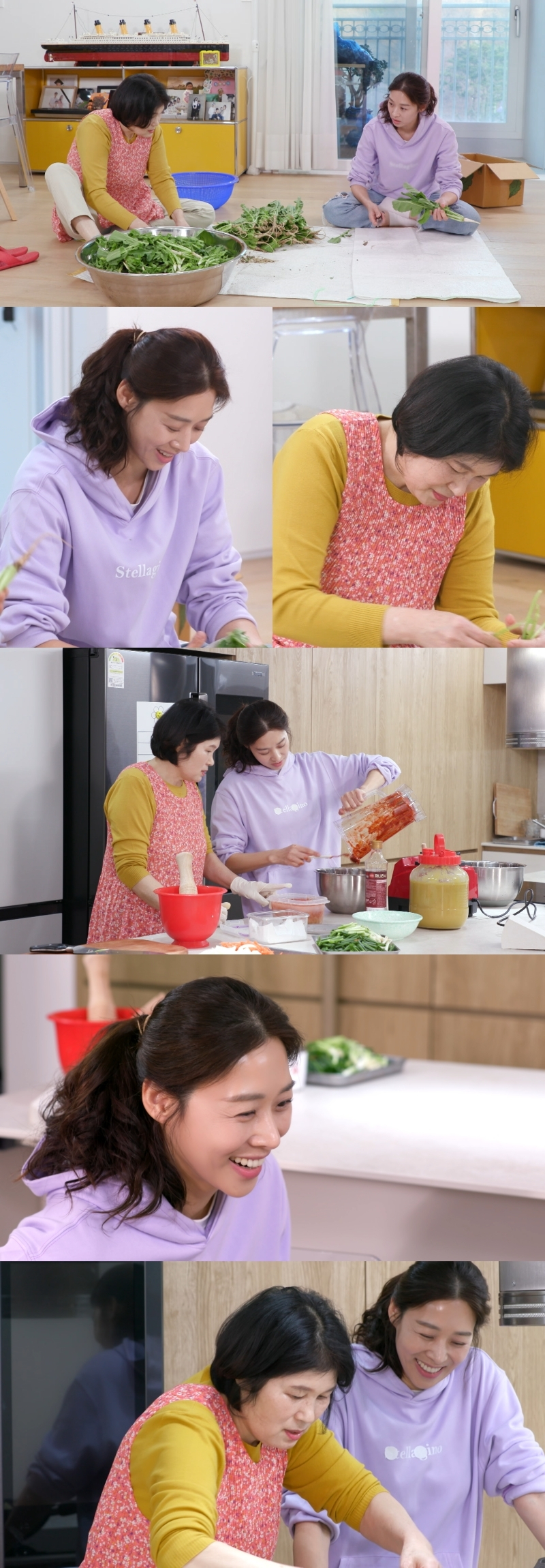 장신영 모녀 /사진=KBS 2TV '신상출시 편스토랑'