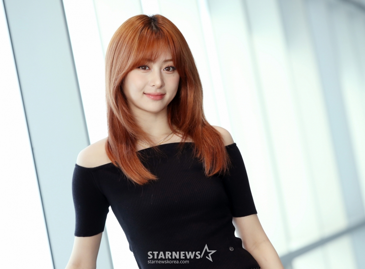 르세라핌 AAA 수상 인터뷰-허윤진 /사진=김휘선