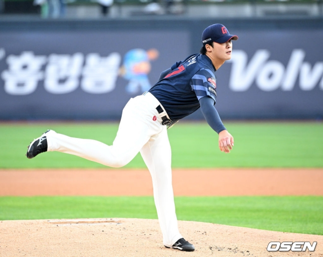 1일 선발 등판 예정인 이민석.
