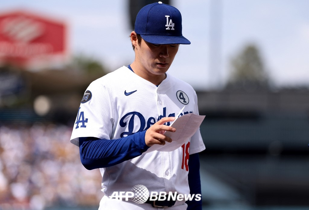 2일(한국 시각) 야마모토 요시노부의 모습. /AFPBBNews=뉴스1