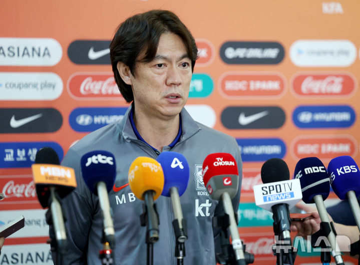 홍명보 대한민국 국가대표팀 감독. /사진=뉴시스