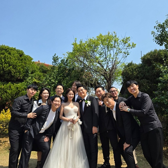 김준호-김지민 웨딩화보 촬영 현장 비하인드 컷 /사진=권재관 인스타그램