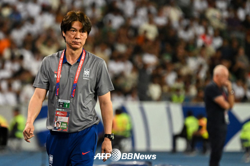 홍명보 축구대표팀 감독. /AFPBBNews=뉴스1