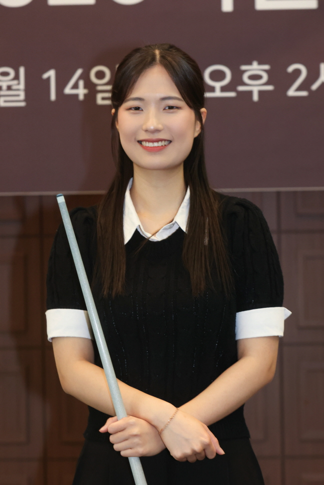 LPBA 챔피언십에 데뷔하는 여자 아마 랭킹 2위 박정현. /사진=PBA 투어 제공