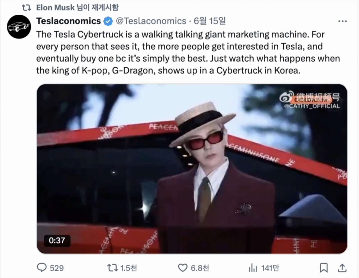 /사진=일론 머스크 X(구 트위터) 캡처
