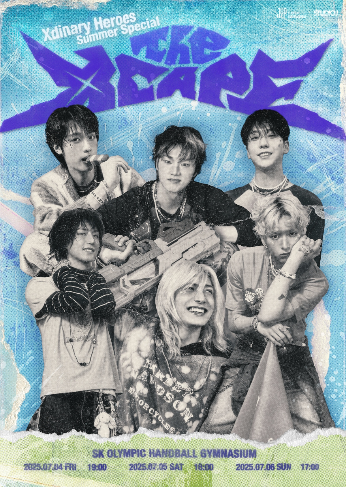 엑스디너리 히어로즈 서머 스페셜 The Xcape 포스터/사진제공=JYP엔터테인먼트