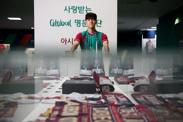김진야. /사진=한국프로축구연맹 제공