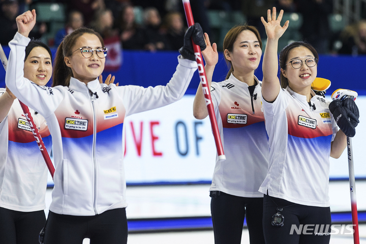 팀킴(김은정,김선영,김초희,김경애). /사진=뉴시스
