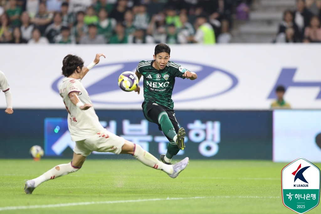 전북 현대 풀백 김태현. /사진=한국프로축구연맹 제공