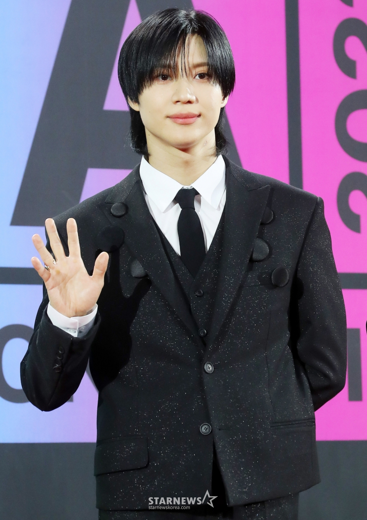 그룹 샤이니 태민이 2일 오후 인천 중구 인스파이어 아레나에서 진행된 'MMA 2023'(제15회 멜론 뮤직어워드) 레드카펫 행사에 참석해 포즈를 취하고 있다. 2023.12.02 /사진=김창현