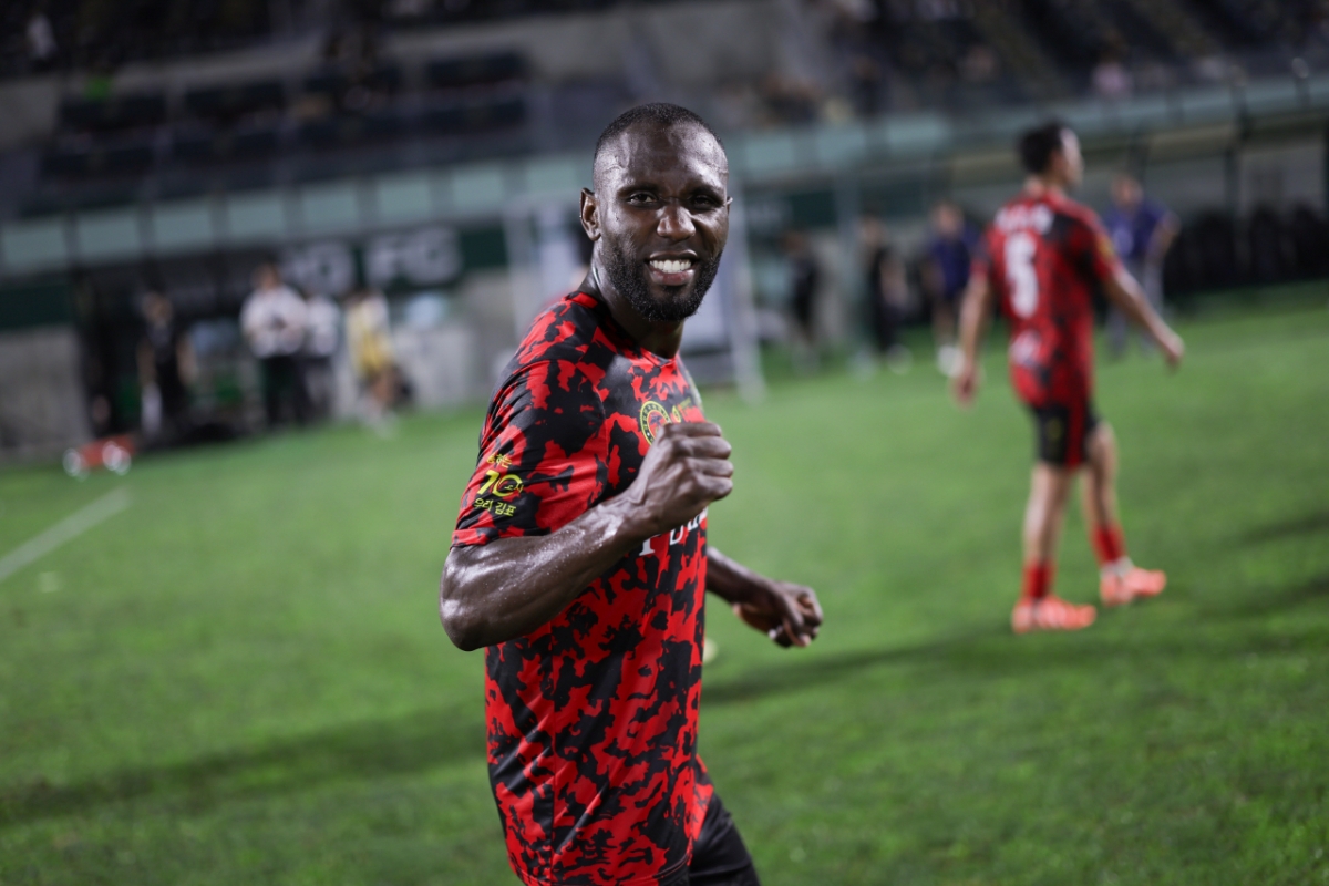 김포FC 루이스. /사진=한국프로축구연맹 제공