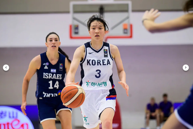 정현(오른쪽). /사진=FIBA 캡처