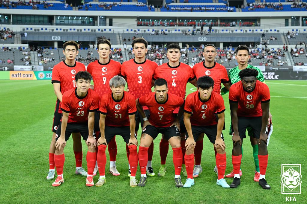 동아시안컵에 참가한 홍콩 축구국가대표팀. /사진=대한축구협회(KFA) 제공