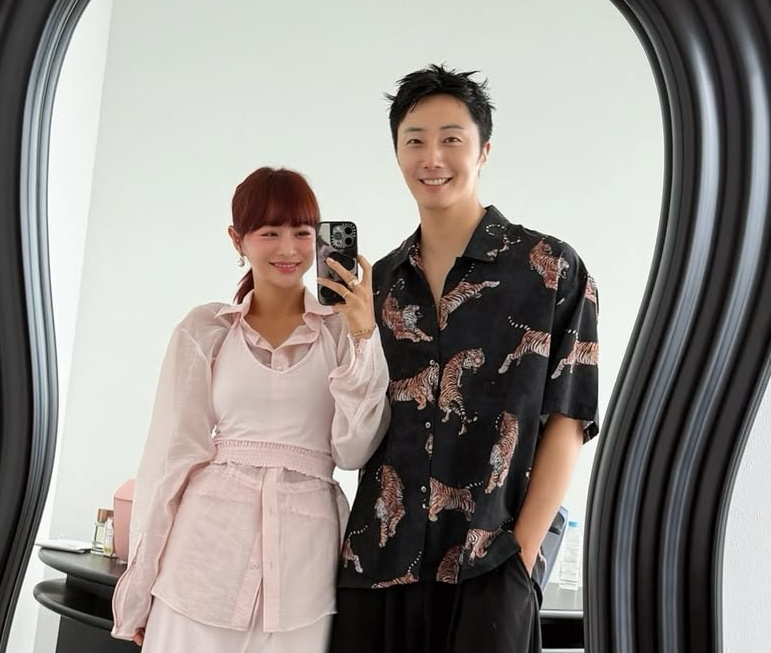 왼쪽부터 임지현, 정일우 /사진=임지현 인스타그램 캡처