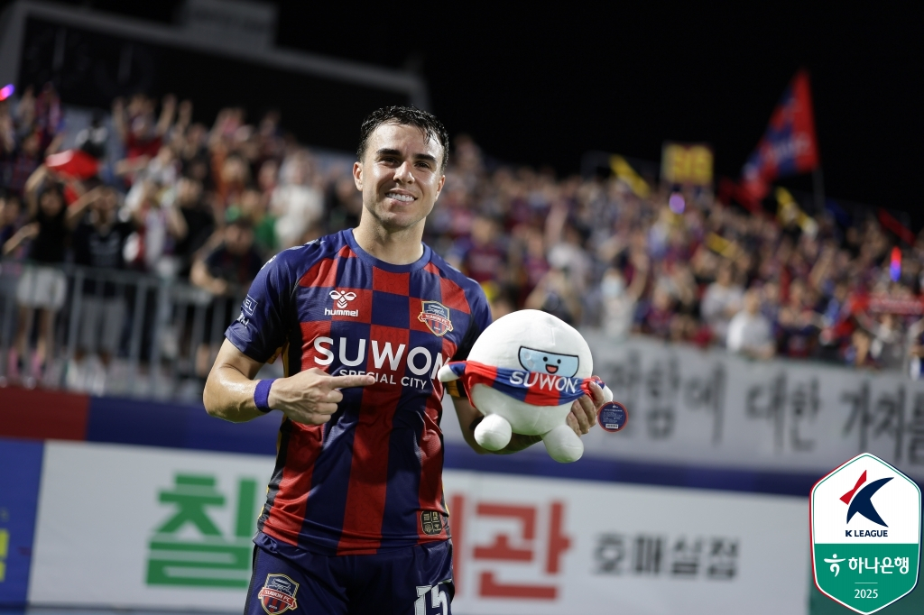 수원FC 안드리고. /사진=한국프로축구연맹 제공
