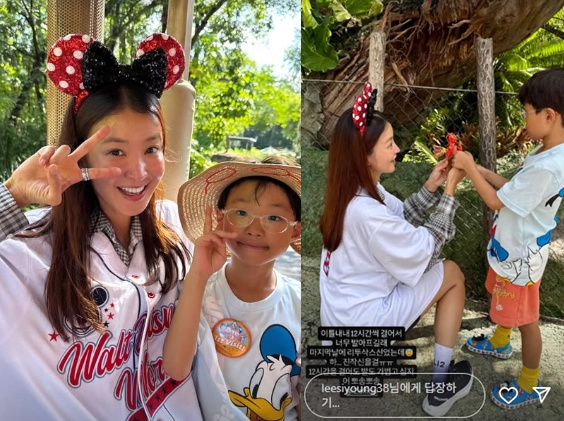 /사진=이시영 SNS