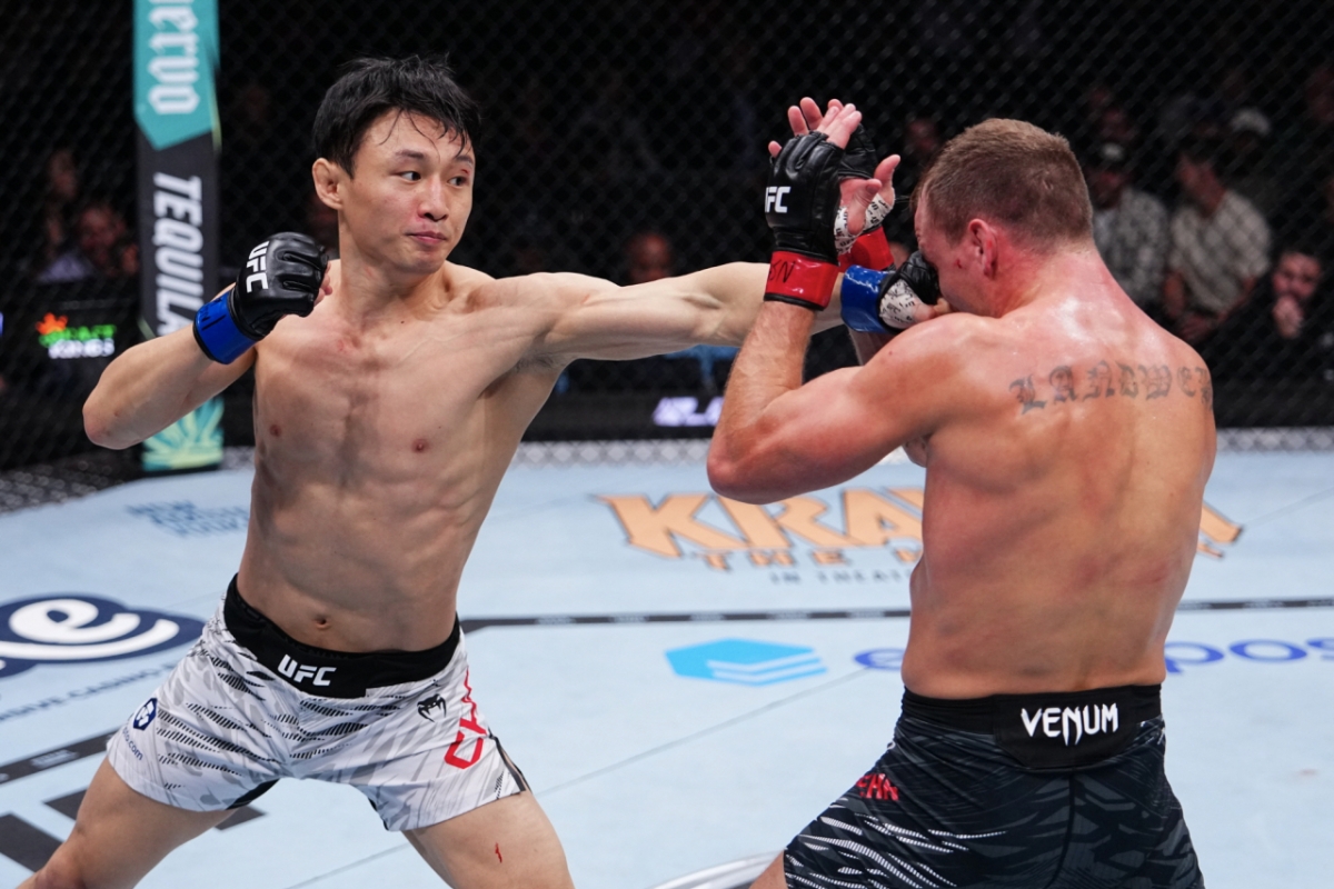최두호(왼쪽). /사진=UFC 제공