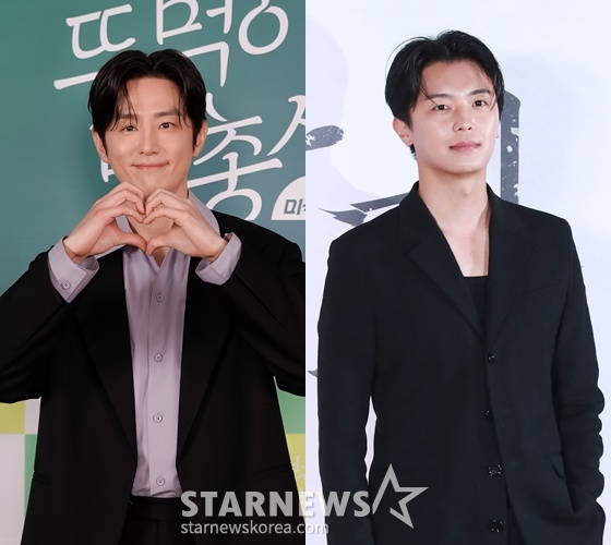 왼쪽부터 권율, 연우진 /사진=채널S·SK브로드밴드 '뚜벅이 맛총사', 스타뉴스
