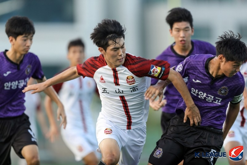 FC서울 유스 오산고 시절 강성진. /사진=한국프로축구연맹 제공