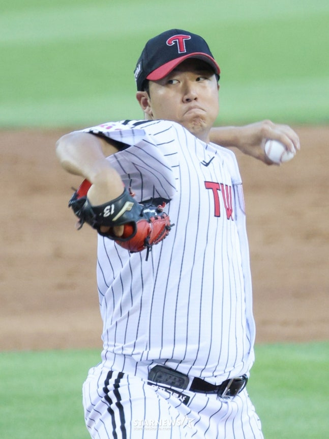 LG 송승기. /사진=김진경 대기자