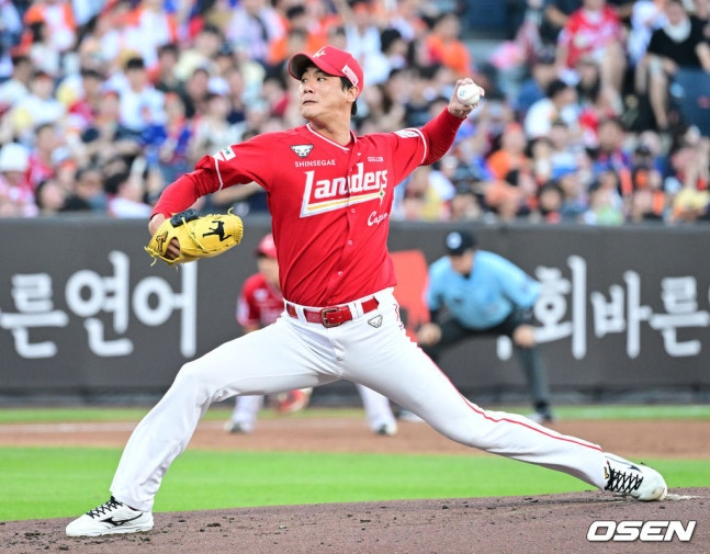 26일 선발 등판한 김광현.