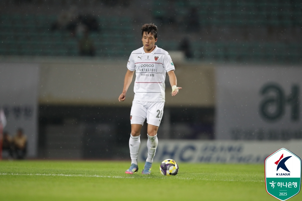 포항 스틸러스 이태석. /사진=한국프로축구연맹 제공