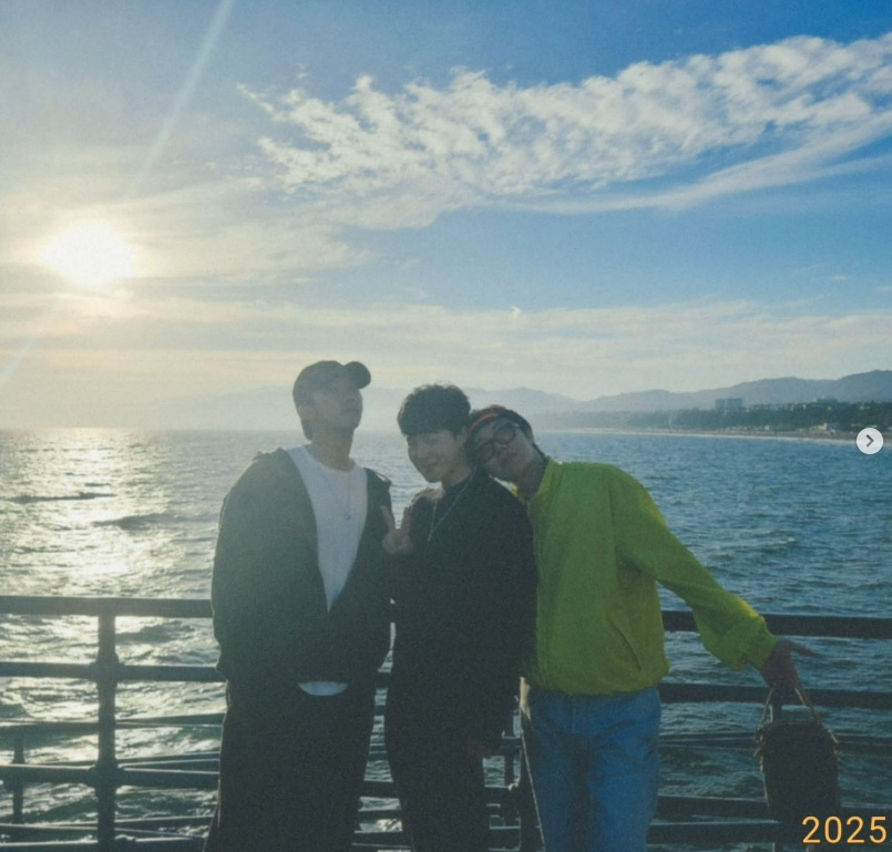 RM, 지민, 제이홉 /사진=지민 SNS