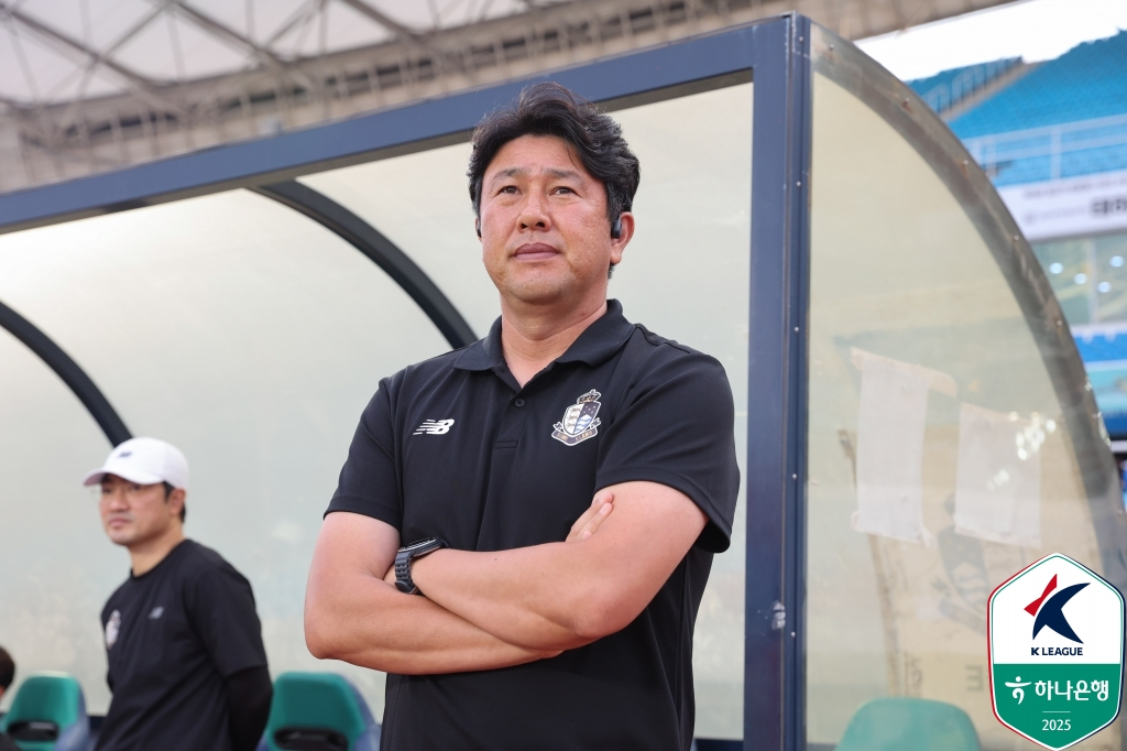 김도균 서울이랜드 감독. /사진=한국프로축구연맹 제공