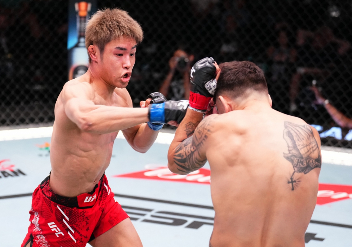 타이라 타츠로(왼쪽). /사진=UFC 제공