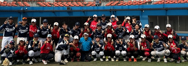 2024년 소프트볼 한일교류. /사진=대한야구소프트볼협회